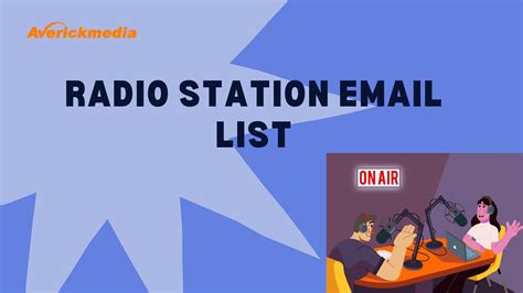 radio station email lists